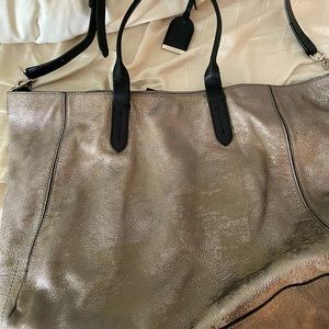 Pewter Cole Haan Slouchy Tote